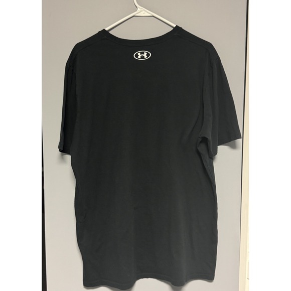 Under Armour Hoops Icon Basketball T-Shirt Black‎ Men's Large Cotton Blend - Picture 4 of 6